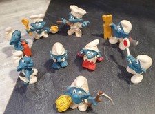 Lot figurines schtroumphs d'occasion  Muzillac