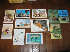 Tintin postcard lot d'occasion  Expédié en Belgium