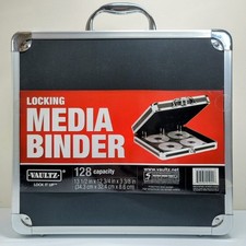 Usado, Fichário de mídia de bloqueio Vaultz estilo pasta 128 CD DVD capacidade com chaves comprar usado  Enviando para Brazil