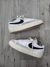 Nike | Blazer '77 tênis de plataforma esportivo preto couro branco | WMS 9, usado comprar usado  Enviando para Brazil