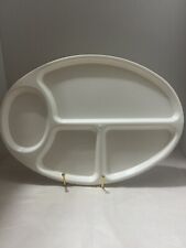 White oval divided for sale  Shipping to Ireland