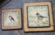 Metal bird plaques for sale  Florence
