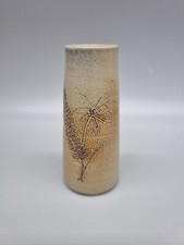 Używany, Stożkowy wazon ceramiczny studyjny autorstwa Guya Sydenhama, ceramika Green Island, nacięty. na sprzedaż  Wysyłka do Poland