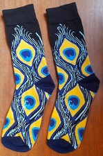 Novelty peacock socks for sale  ENFIELD