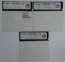 Dyskietki ATI VGA EDGE-16 (karta graficzna ISA, sterownik, 1990) na sprzedaż  PL