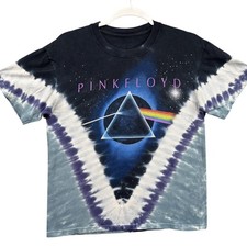 Camisa masculina Pink Floyd pequena tingida para gravata lado escuro da lua banda rock clássico comprar usado  Enviando para Brazil