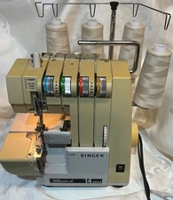 Usado, Máquina de costura Singer Ultralock 14U64A Overstitch Serger 4 fios com pedal testado comprar usado  Enviando para Brazil