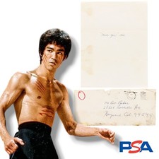 Bruce lee handwritten d'occasion  Expédié en Belgium