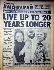 National enquirer tabloid for sale  Costa Mesa