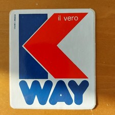 Adesivo vintage way usato  Sesto San Giovanni