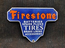 Usado, Placa de metal pneus de pedra de fogo porcelana tamanho 20 x 14 polegadas comprar usado Usado, Placa de metal pneus de pedra de fogo porcelana tamanho 20 x 14 polegadas comprar usado  Enviando para Brazil