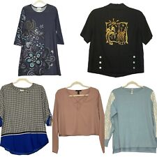 Lote de 5 tops/blusas femininas por atacado trabalho casual negócios - Tamanho M comprar usado  Enviando para Brazil