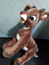 Peluche Rudolf The Red Nosed Reindeer de la década de 1990, Dan Dee, estilo gorro segunda mano  Embacar hacia Argentina