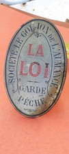 plaque garde peche d'occasion  France