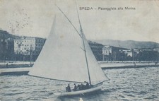 Cartolina spezia liguria usato  Bologna