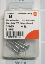 Zierschrauben holzschrauben ve gebraucht kaufen  Wiesloch