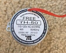 Motor síncrono AC 100-127V 4-5 RPM 50-60Hz 4W eixo furo transversal, usado comprar usado  Enviando para Brazil