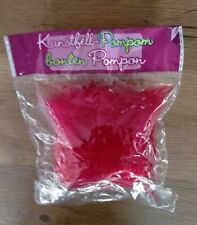 Kunstfell pompom rot gebraucht kaufen  Deutschland