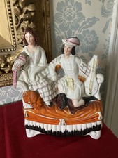 Staffordshire flatback lady for sale  WARRINGTON