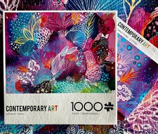Abstract flora contemporary for sale  Madison