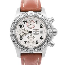 Breitling Avenger cronógrafo titânio 44mm DIAMANTE BRANCO automático E13360 CAIXA comprar usado Breitling Avenger cronógrafo titânio 44mm DIAMANTE BRANCO automático E13360 CAIXA comprar usado  Enviando para Brazil