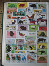Lot timbres animaux d'occasion  Châteauneuf-sur-Loire