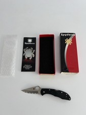 C11sbk taschenmesser spyderco gebraucht kaufen  Hiddenhausen
