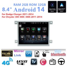 Rádio estéreo GPS navegação 8,4"" Android 2+32GB para 11-14 Dodge Charge / Chrysler 300 comprar usado  Enviando para Brazil