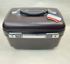 Estojo rígido cosmético American Tourister roxo profundo/escuro SEM BANDEJA maquiagem de viagem comprar usado  Enviando para Brazil