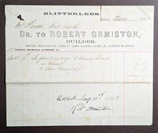 1888 robert ormiston for sale  HASTINGS