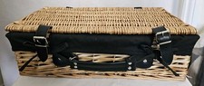Wicker picnic basket for sale  ASHFORD