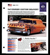 Ford Courier Custom Delivery (EUA 1955) Folha de Especificações 1998 CARROS QUENTES TRANSPORTADORES #6.50 comprar usado  Enviando para Brazil