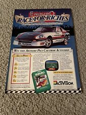 Anúncio impresso vintage 1983 ENDURO RACING ATARI 2600 videogame ACTIVISION comprar usado  Enviando para Brazil