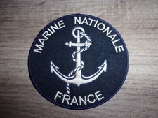 Ecusson marine nationale d'occasion  Vias
