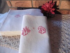 Anciennes serviettes table d'occasion  Commentry