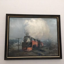 Vintage train reprint for sale  Hemet