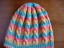 Strickmütze bunt gestreift gebraucht kaufen Strickmütze bunt gestreift gebraucht kaufen  Rain