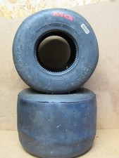 Usado, Pneus MG Red Go Kart 11 X 7.10-5 (x2) usados 1/4 - 1/2 banda de rodagem esquerda comprar usado  Enviando para Brazil