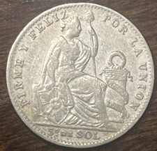 1914 1/5 Sol Peru Muito bom estado, usado comprar usado  Enviando para Brazil