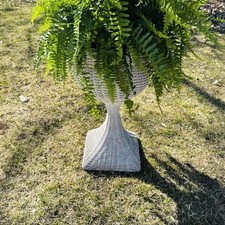 Vintage white wicker for sale  Teton