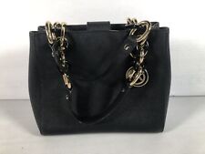 Bolsa satchel Michael Kors preta ajustável bolsos internos retangular comprar usado  Enviando para Brazil