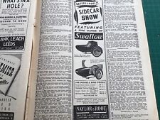 Swallow sidecar genuine for sale  BRIGHTON