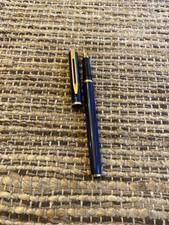 Caneta-tinteiro Waterman Gentleman azul marinho feita na França comprar usado  Enviando para Brazil
