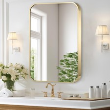 Gold bathroom mirror for sale  Fort Madison