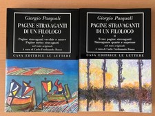Pagine stravaganti filologo usato  Roma
