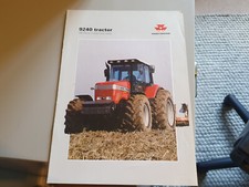 Massey Ferguson 9240 model (biały) broszura sprzedaży ciągników na rynku brytyjskim 1996, używany na sprzedaż  Wysyłka do Poland