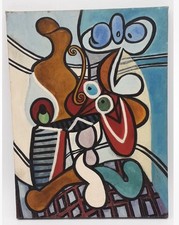 Vintage cubist painting for sale  Missouri City