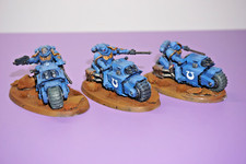 Używany, Warhammer 40k Space Marine Ultramarines Primaris Outriders Squad x 3 na sprzedaż  Wysyłka do Poland
