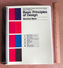 Manfred Maier (1981) Basic Principles of Design : Foundation Program vls 1 2 3 4 segunda mano  Embacar hacia Argentina