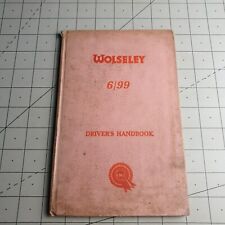 Wolseley driver handbook for sale  HASTINGS